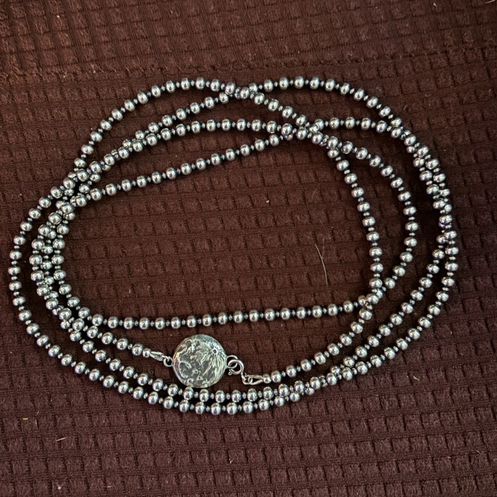 Bloodmilk Morgana on the Moon in Sterling Silver Strand